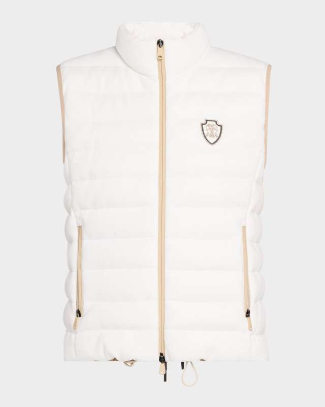 Piquet Fleece Golf Sportswear Down Vest